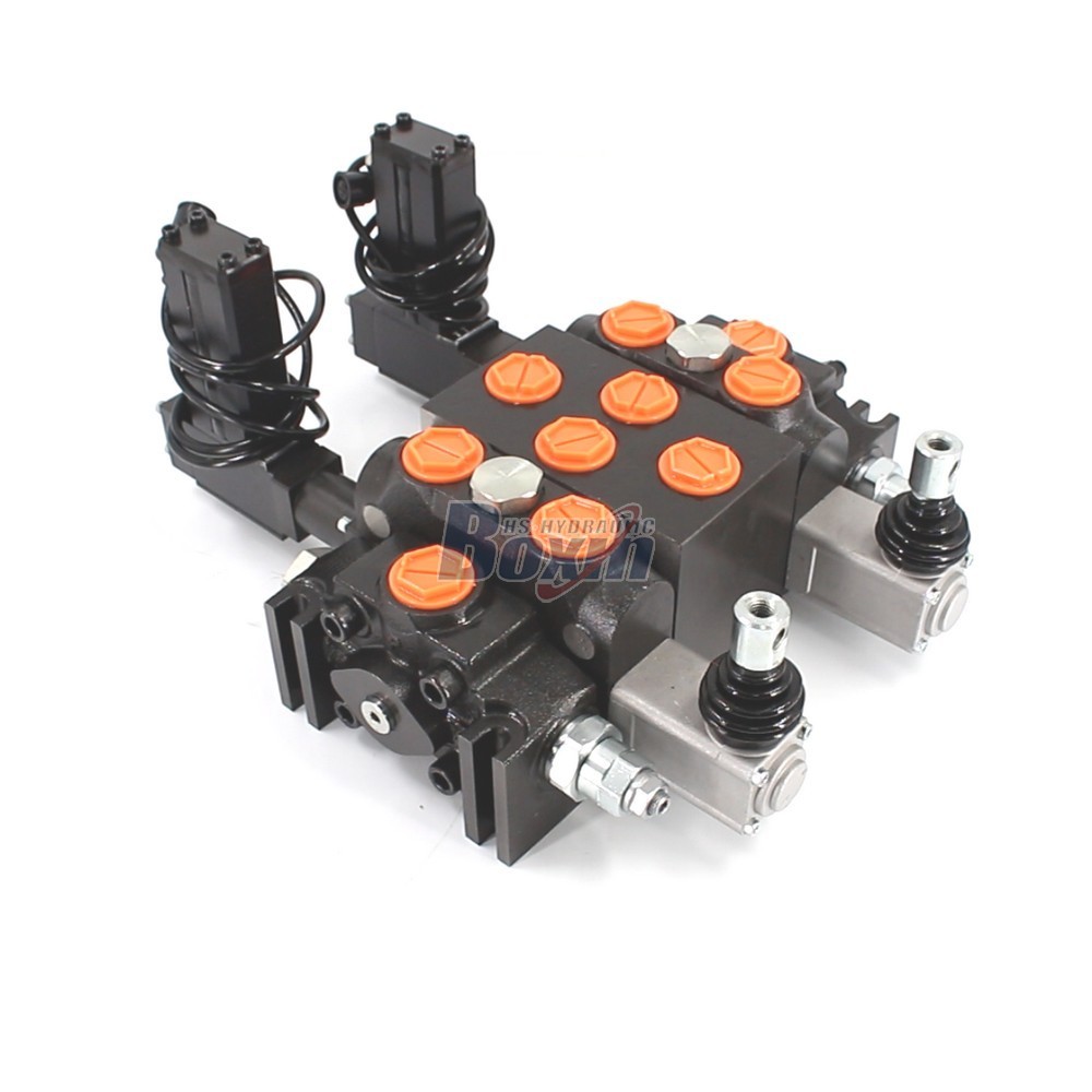 DCV200 Series Electric Motor Driven 2 Spool Sectional Hydraulic Valve main image